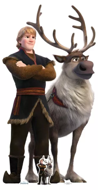 Kristoff Y Sven De Frozen 2 Oficial Disney Recorte de Cartón / Pie