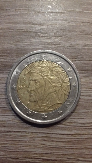 Pièce De 2 Euros Italie 2002 - Dante Alighieri - Collection