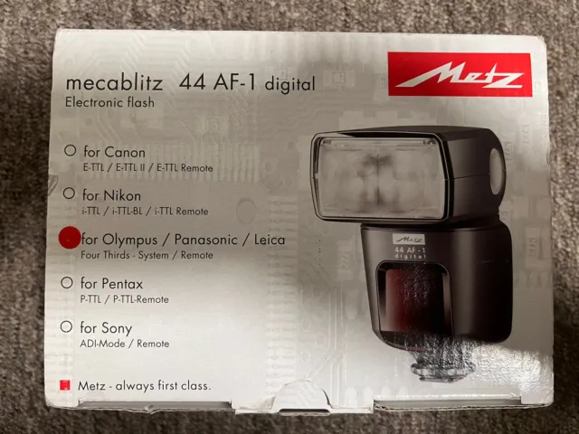Metz Mecablitz 44 AF-1 Digital Flash for Olympus - Panasonic - Leica