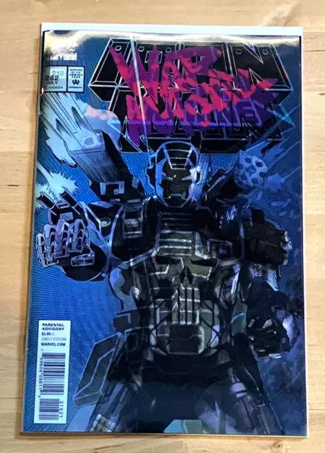 Marvel Comics Punisher 218 War Machine Iron Man 282 Lenticular Homage Variant NM