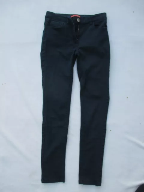 12 ans 152 cm Pantalon FPC Stretch Bleu Fille Vêtement Taille Ajustable