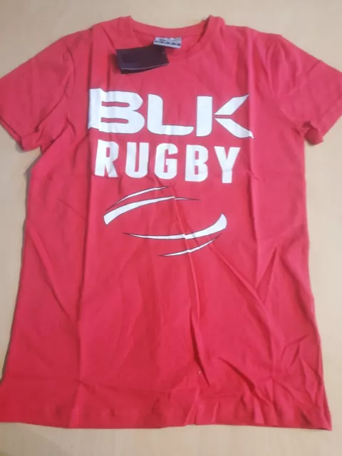 Tee Shirt Blk Rugby Taille M Rouge Neuf Avec Etiquette