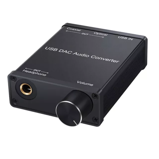 Adaptateur Convertisseur Audio DAC USB avec Amplificateur de Casque USB Ver2600