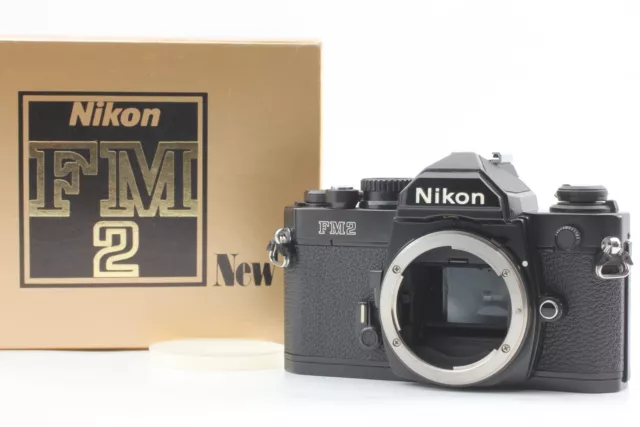 [N MINT+++ in BOX Late Model] Nikon New FM2 FM2N Black 35mm Film Camera Japan