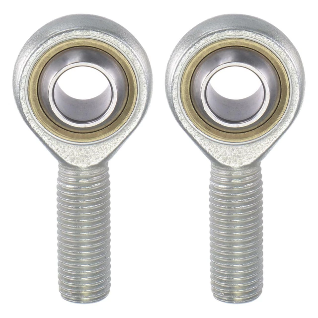 2pcs SA16TK POSA16 Rod End Bearing 16mm Bore M16x2.0 Left Hand Male Thread