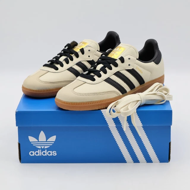 ID0478 ADIDAS ORIGINALS Samba OG Cream White Core Black Sandstrata ...