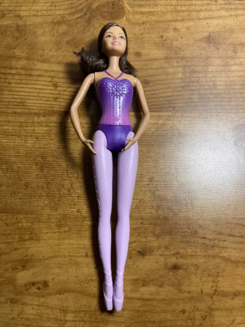 Barbie Fairytale Ballerina You Can Be a Dreamer 12" Doll Purple 2015 Brunette