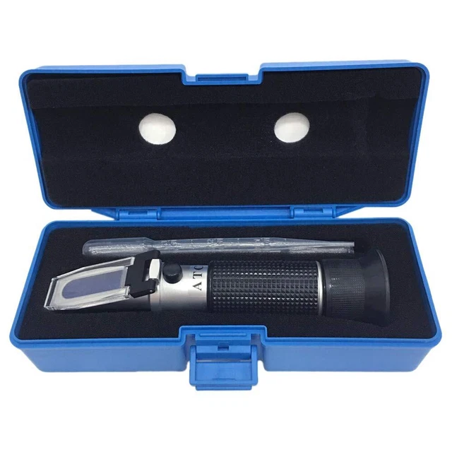 Brix Refractometer with ATC, Dual Scale - Specific Gravity & Brix, Hy...