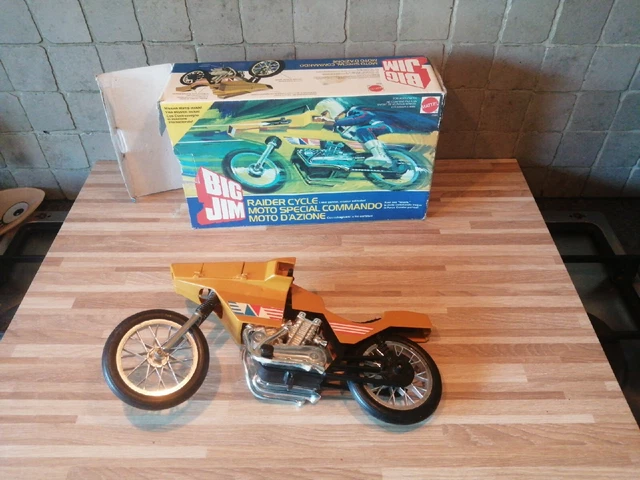 Ancienne moto , Special Commando , Big Jim , Mattel Plastique