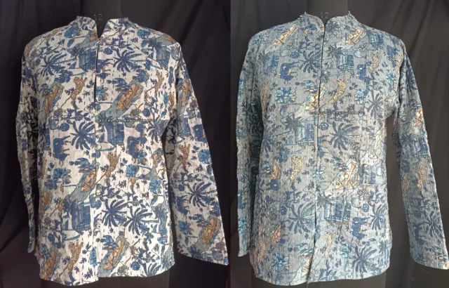 Mix Set-2 Women Wear Cotton Short Coat Indian Kantha Quilted Jacket XXL Size Art