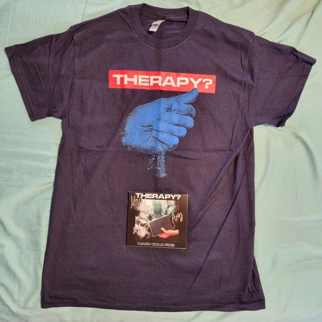 Therapy? 2023 Hard Cold Fire CD Signed plus t-shirt bundle brand new
