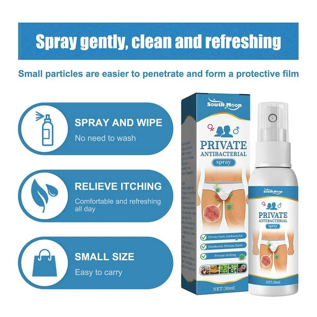 Private Parts Antibacterial Spray Body Anti-Itching For Men Women D7N9