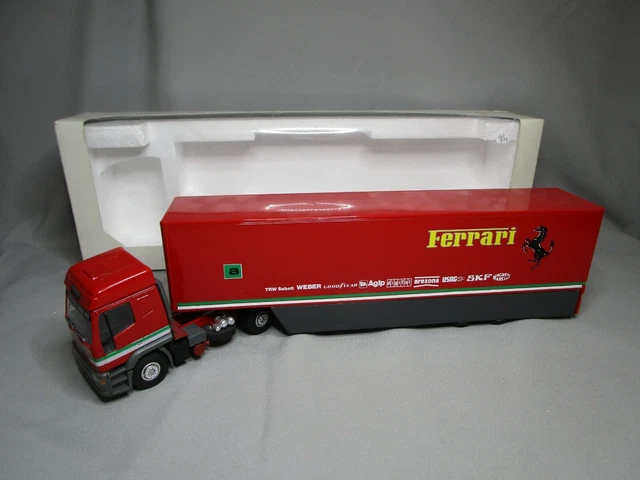 Camion Iveco Scuderia Ferrari LBS Eligor 5429 1/43 - Semi-remorque Rouge - Occasion
