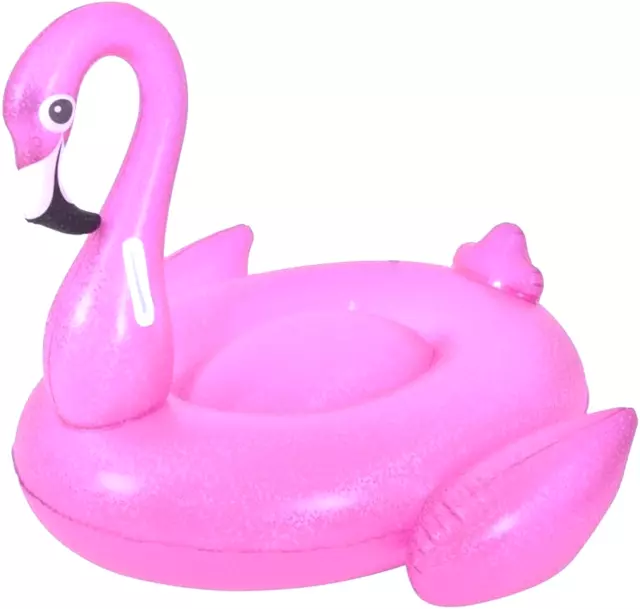 Piscina Hinchable Flamingo Rosa Mosaico Estilo Flotador de Con Asas Agarre Niños