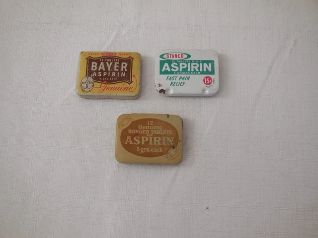 PETERSON'S OINTMENT 3 oz Advertisement Tins - EMPTY (3) Vintage