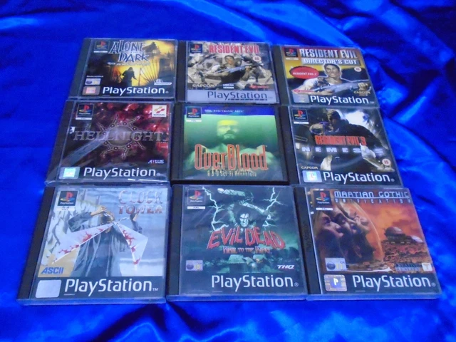 PS1 SURVIVAL HORROR GAMES Boxed With Manual - Make Your Selection PAL Version