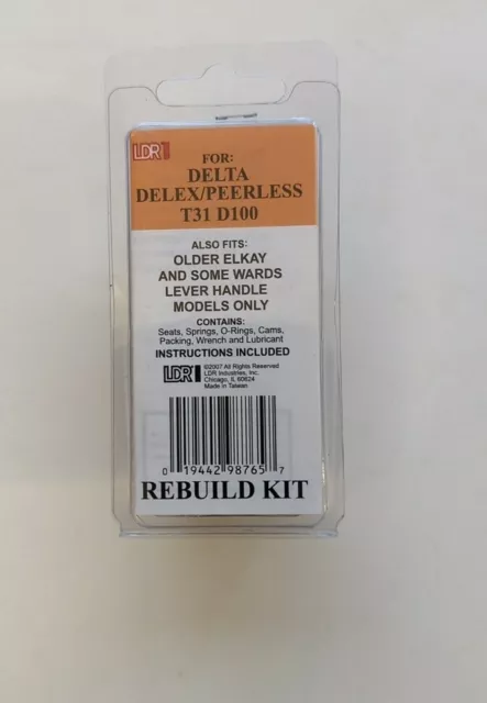 LDR Rebuild Kit for Delta/Delex/Peerless T31 D100, NEW