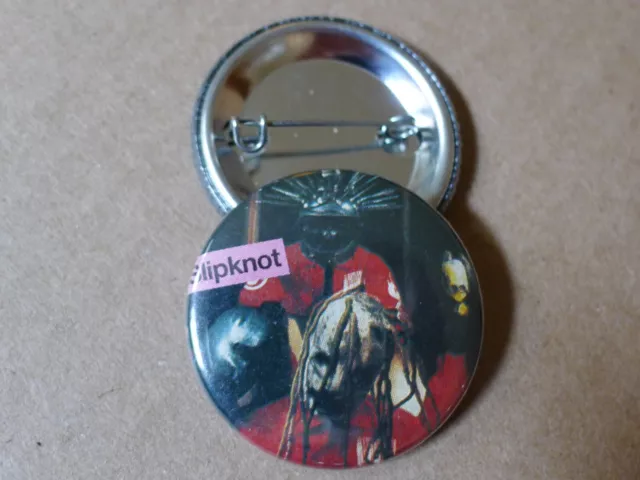 SLIPKNOT Pinback Button PIN badge BAND nu metal