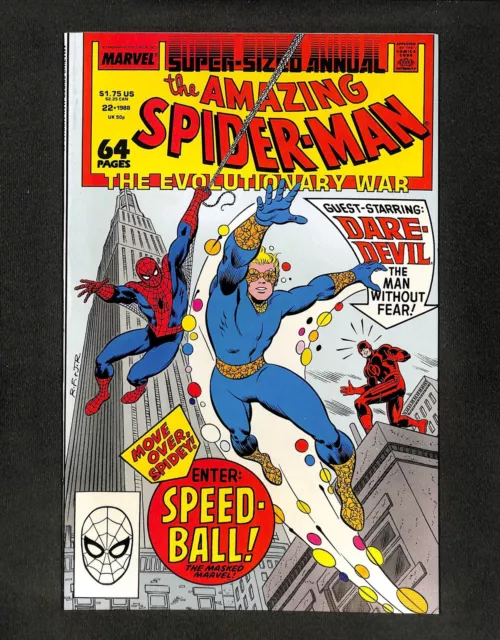 Amazing Spider-Man Annual #22 1st App. Speedball Marvel 1988