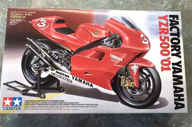Maquette Tamiya Yamaha YZR500 01 - 1/12 - Kit N°14088 - Neuf