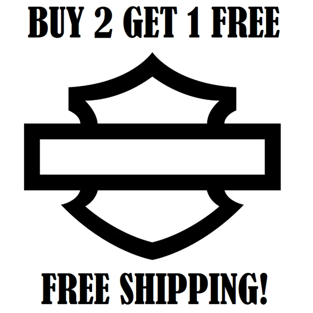 HARLEY DAVIDSON LOGO Vinyl Die Cut Car Window Decal Wall Sticker EUR 3,65 PicClick FR