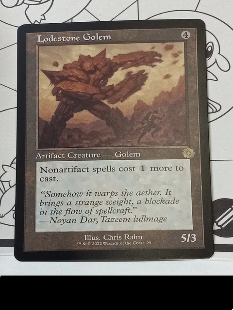 MTG Lodestone Golem The Brothers' War Retro Artifacts 29 Regular Rare