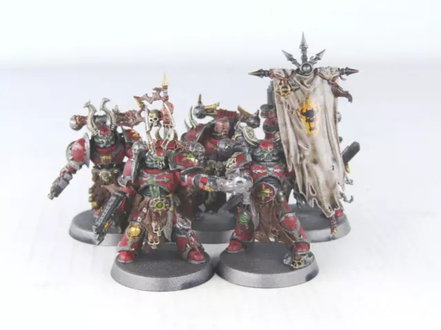 (4077) Chaos Chosen Squad Chaos Space Marines 40k 30k Warhammer