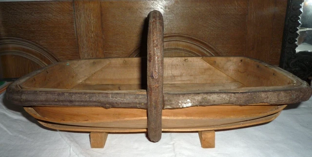 PANIER A BOIS EN V - LES PANIERS D'AUTREFOIS