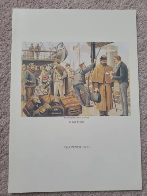 Vintage Canberra Cruise Luncheon Menu - P&0 Pencillings  Tuesday 3Rd  Sept 1996