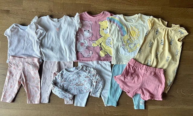 Baby Girls Clothes Bundle 6-9 Months x11 Top T-shirt Leggings Jumper Vests