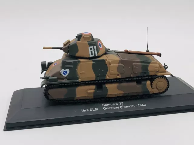 1/43 Somua S-35 1st DLM Quesnoy France 1940 battle tank new box