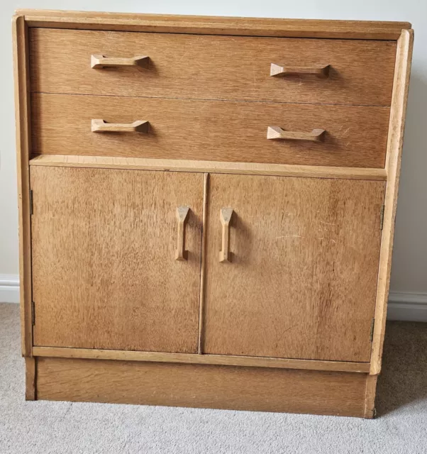 Vintage Retro G Plan Brandon Chest of Drawers With Cupboards Mid Century Modern