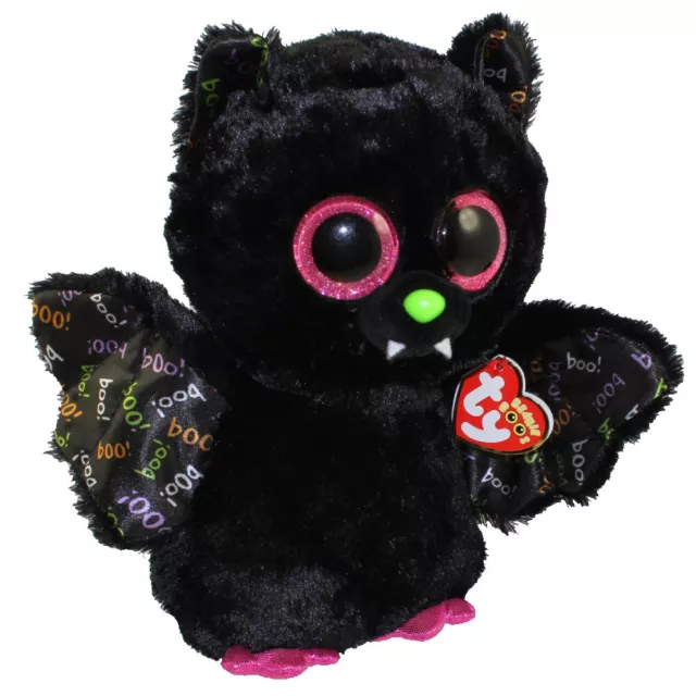 TY Beanie Boos - DART the Bat (Glitter Eyes) (Medium 9 inch) - MWMTs Boo Toy