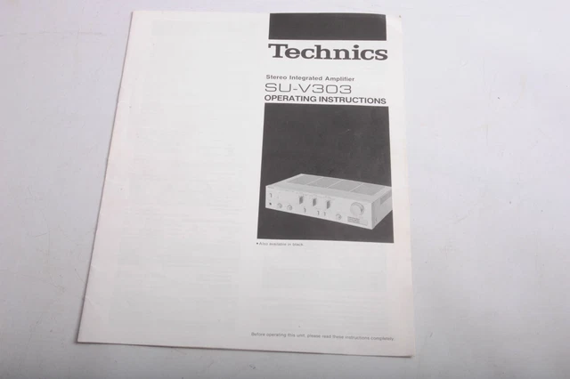 Technics SU-V303 SU-V505 Lampen / Lamps / Bulbs