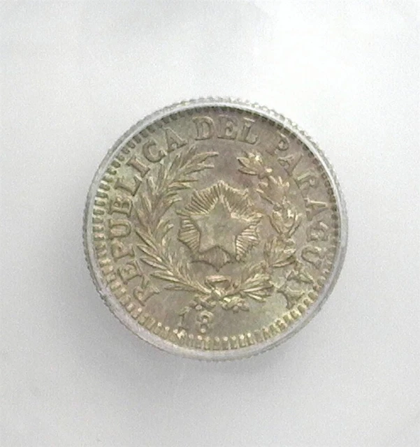 Paraguay 18Xx Silver 10C On Argentina 10C Icg Ms65 Km#26 Paraguay Pattern Die*