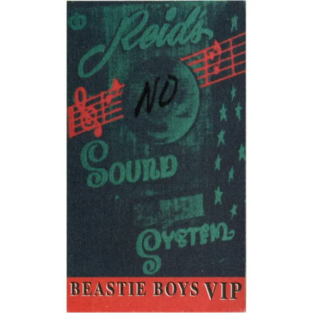 Beastie Boys 1995 Ill Communication concert tour VIP Backstage Pass