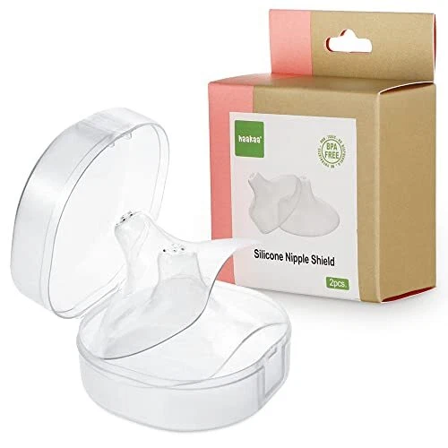 Nipple Shields 18mm for Newborn Breastfeeding with Latch Difficulties or Flat...