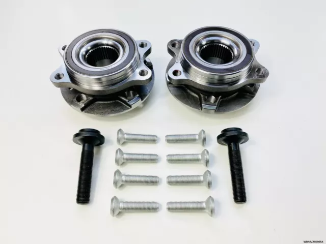 2 x Front Wheel Bearing & Hub Assembly for Audi A4 RS4 B8 2007-2015 WBHA/AU/005A