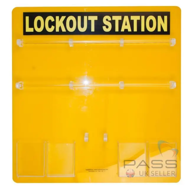 Lockout Tagout Station - Senza accessori (negozi fino a 36 lucchetti) / Regno Unito