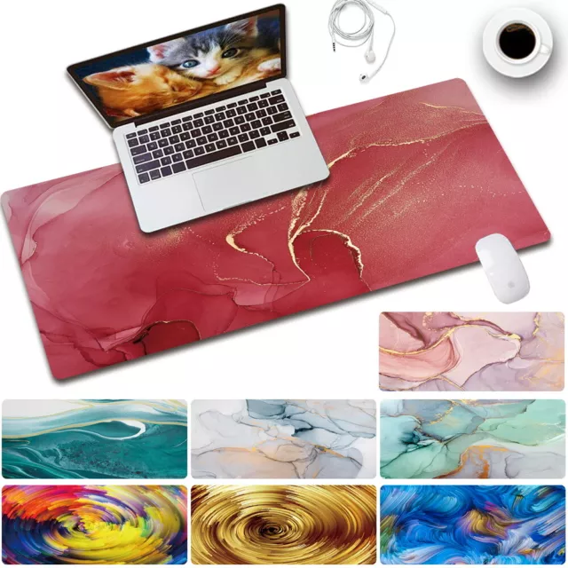 Waterproof PU Leather Mouse Mat Pad Desk Table Computer Laptop Desktop Mat Gift