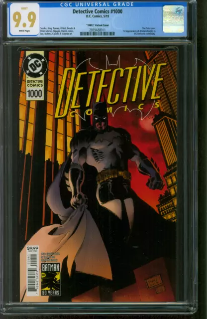 Batman Detective Comics 1000 CGC 9.9 Sale Variant up 9.8 1st Arkham Knight 5/19 3