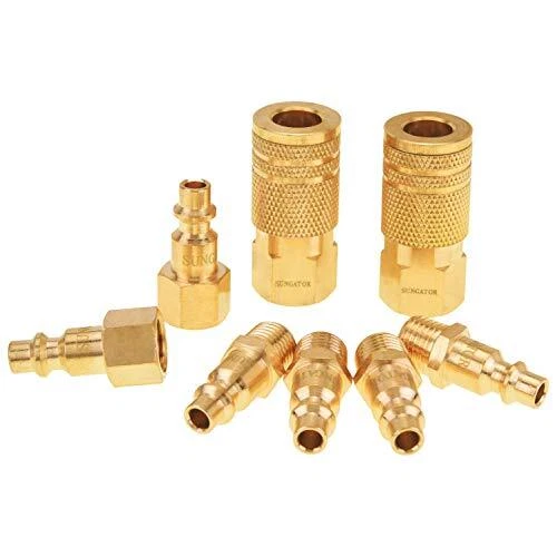 Kit de acoplador y enchufe de aire accesorios de conector rápido manguera industrial Npt de 1/4 de pulgada