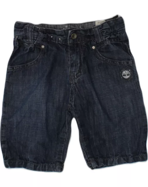 Pantaloncini denim TIMBERLAND per ragazzo 3-4 anni W21 blu navy cotone AA33