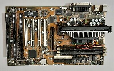 MSI MS-6119 Slot 1 ISA Mainboard + Intel Pentium III 450MHz + 256MB SD-RAM