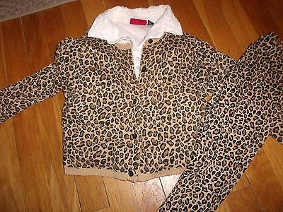 Gymboree 3 Pc Top Size 6 7 Years Outfit Shirt Pants Kitty Glamour Sweater Leggin