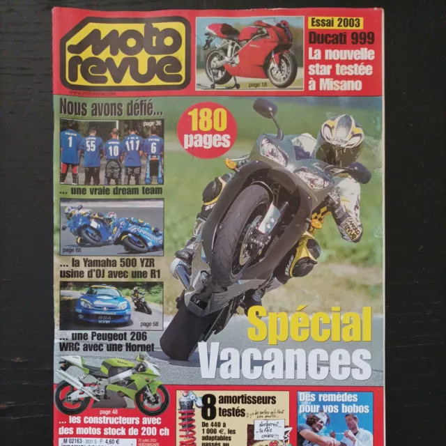 MOTO REVUE 3531 DUCATI 999 HONDA CB 900 Hornet YAMAHA yzf 1000 R1 YZR 500 BUELL