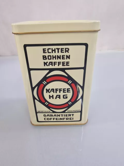 Blechdose Kaffeedose von Kaffee HAG 3