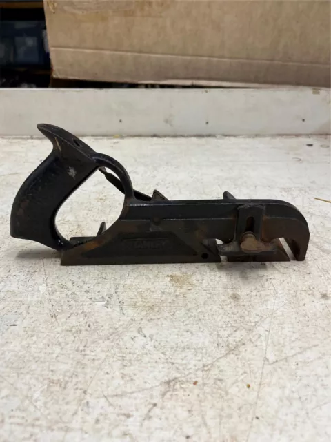 vtg Stanley No. 78 Rabbet smooth bottom plane woodworking tool