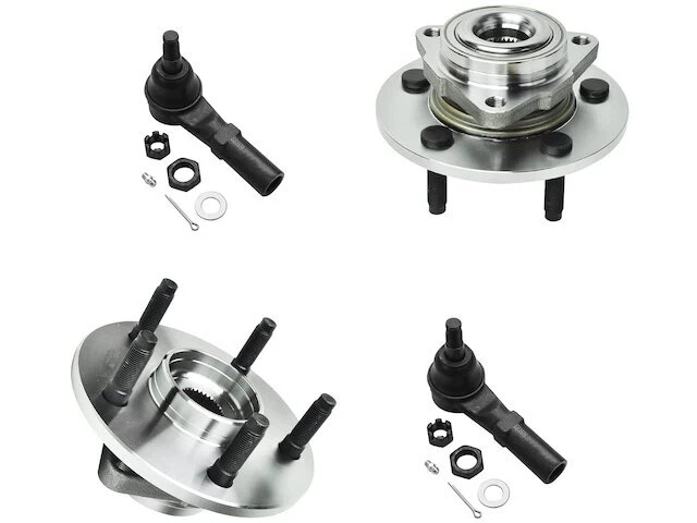 2 Hubs (roulements De Roue) Avant Pour Dodge RAM 1500 2000-2001 RWD - Neufs