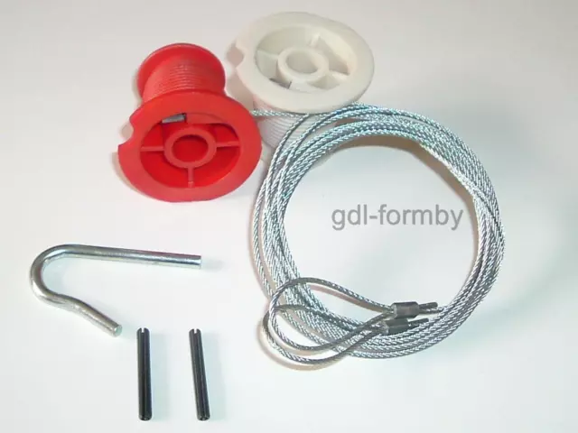 NUEVOS CONOS DE PUERTA DE GARAJE Henderson, Merlin, cables de elevación -- ¡nuevo precio bajo!¡!